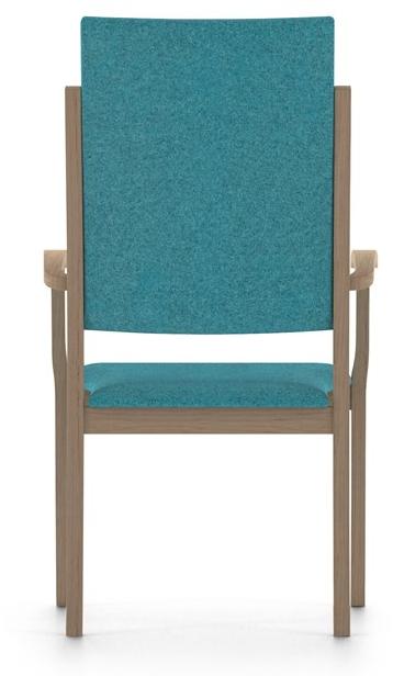 PIAVAL Штабелируемый стул из ткани с высокой спинкой Polka | health & care 30-35/1 - Вид №3