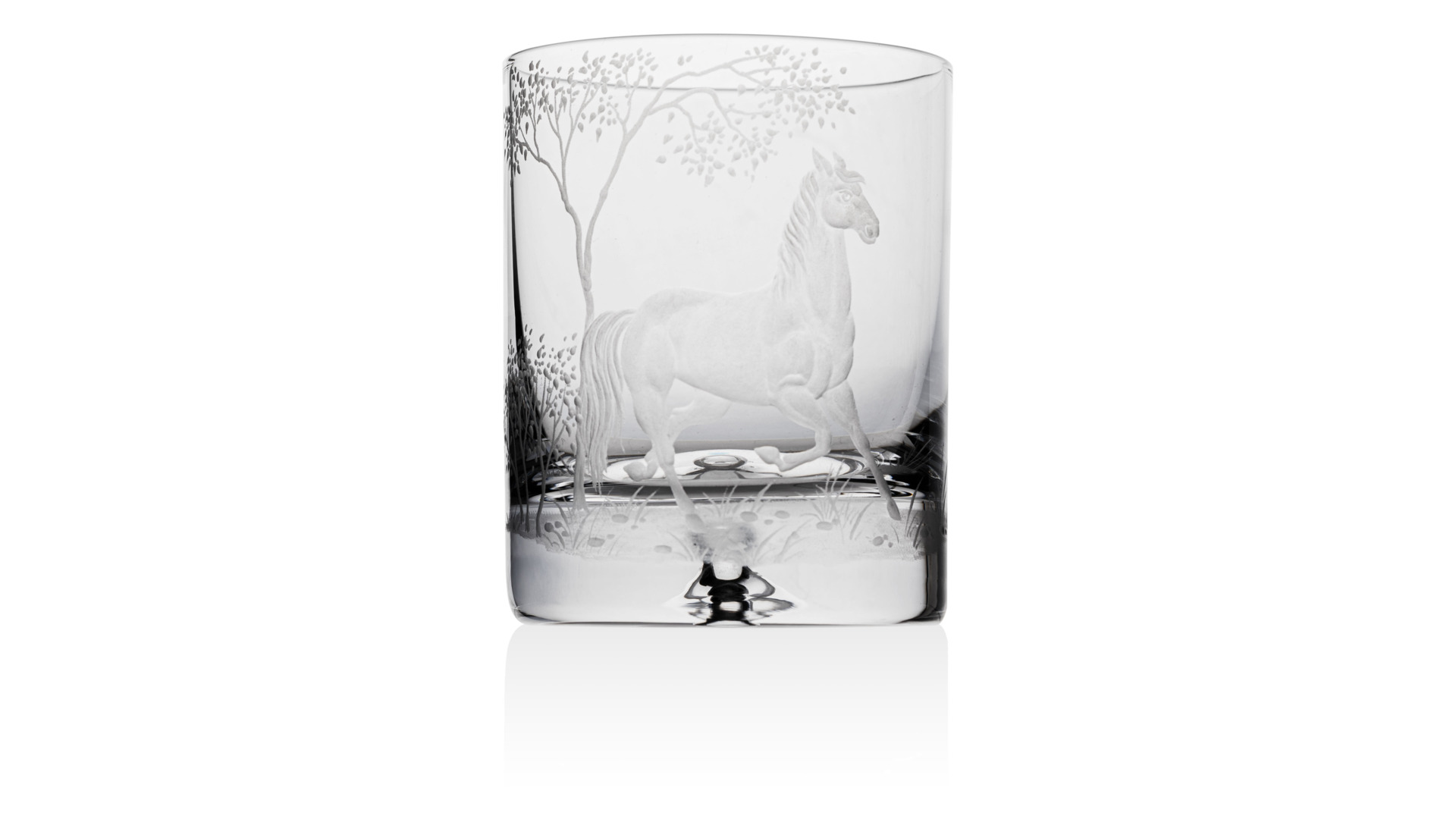 10651164 KROSNO Набор стаканов для виски Krosno "Легенда, Лошади" 250мл, 6 шт Стекло  - Вид №1