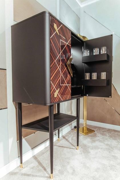 Vismara Design Барный шкаф из черного дерева Luxury entertainment sun-id-1492438 - Вид №6