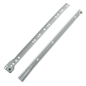 Направляющие роликовые DS 03W.1 500 мм, металл/пластик, цвет белый