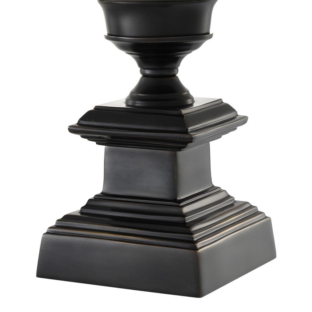 Подсвечник металлический черный Datcha от Eichholtz EICHHOLTZ EICHHOLTZ 060401 Прозрачный;черный  - Вид №1