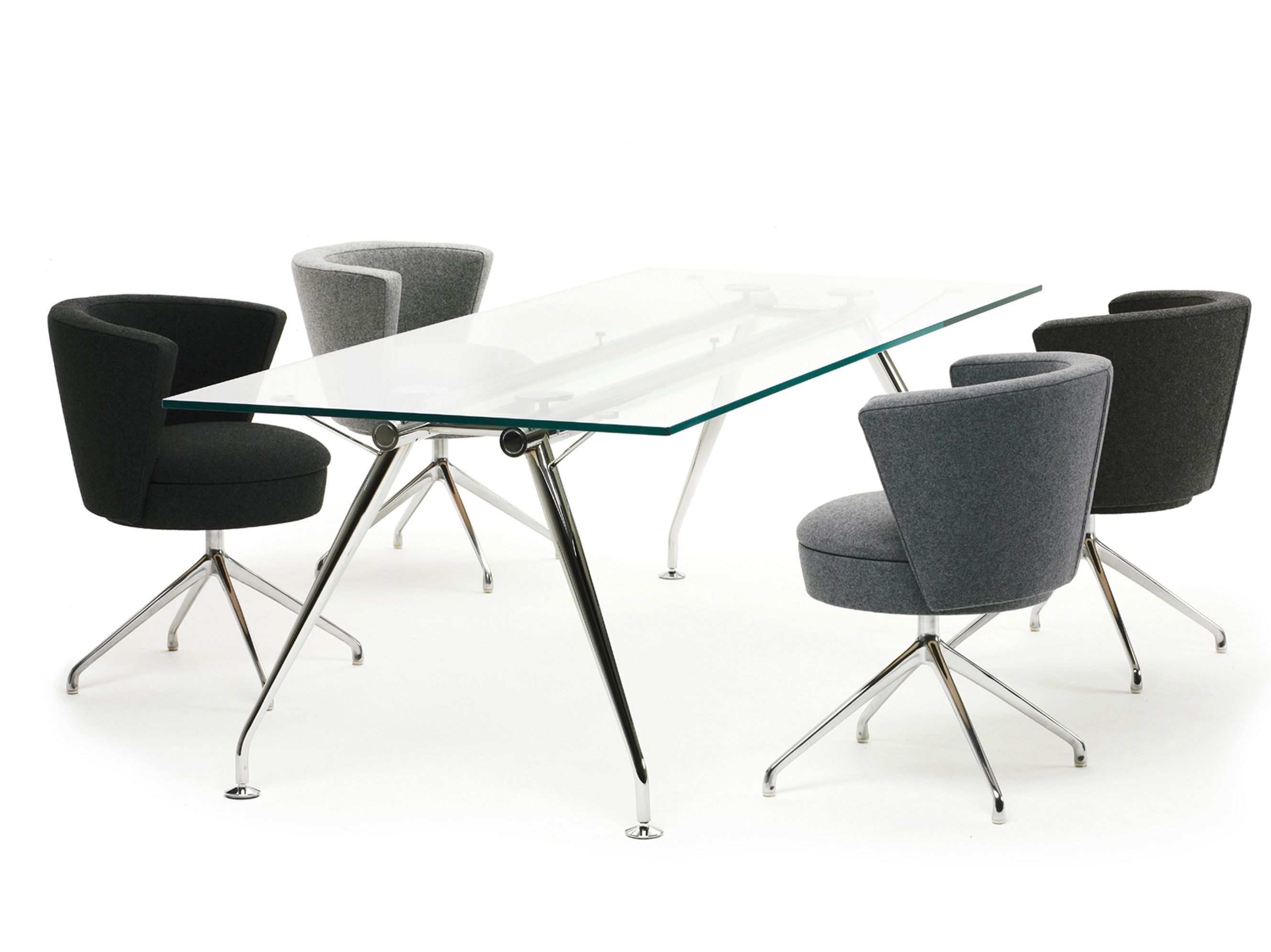 Прямоугольный стеклянный стол для совещаний Spiegels .sun ARCH-00135419