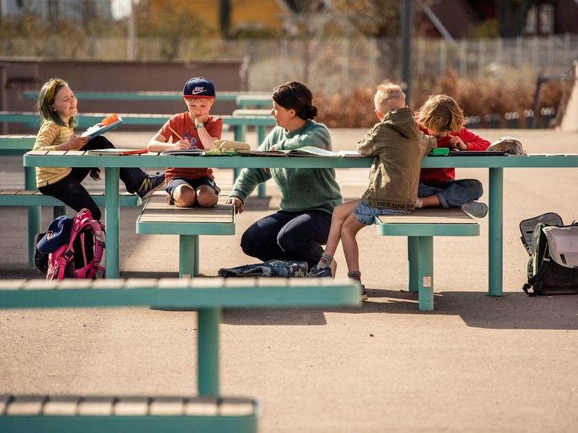 VESTRE Скамья из стали и дерева без спинки Forum sun-id-1407772 - Вид №2