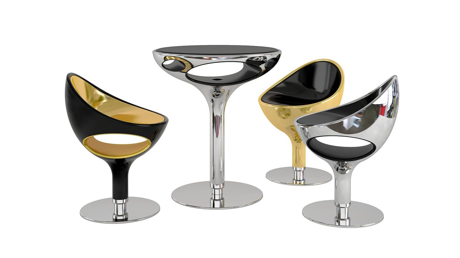 Барный стул с регулируемой высотой Giovannetti кольцо ARCH-00045291 - Вид №2