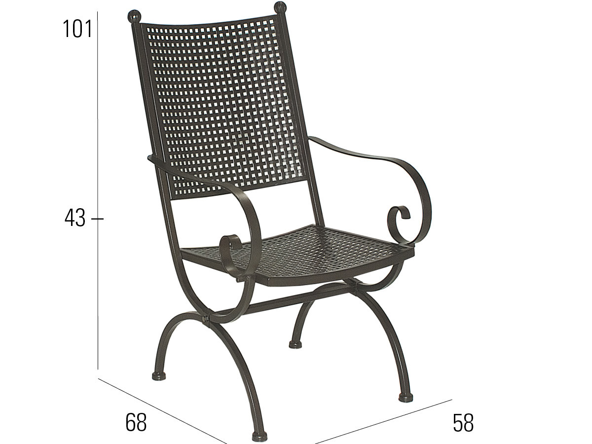 65.00.0988 Набор "Ромео Элегантность" из 9 предм. - включая 4 кресла Romeo Elegance, 4 подушки для сиденья / спинки, простые натуральные, 1 стол Romeo ∅ 100 см. Mbm - Вид №1