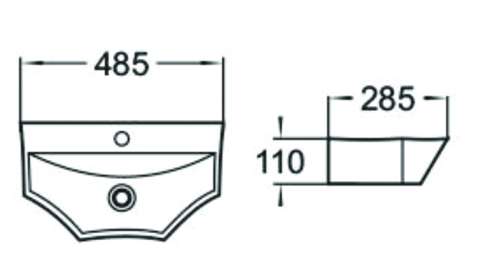 Раковина чаша SL-2004 SANTILINE  - Вид №1