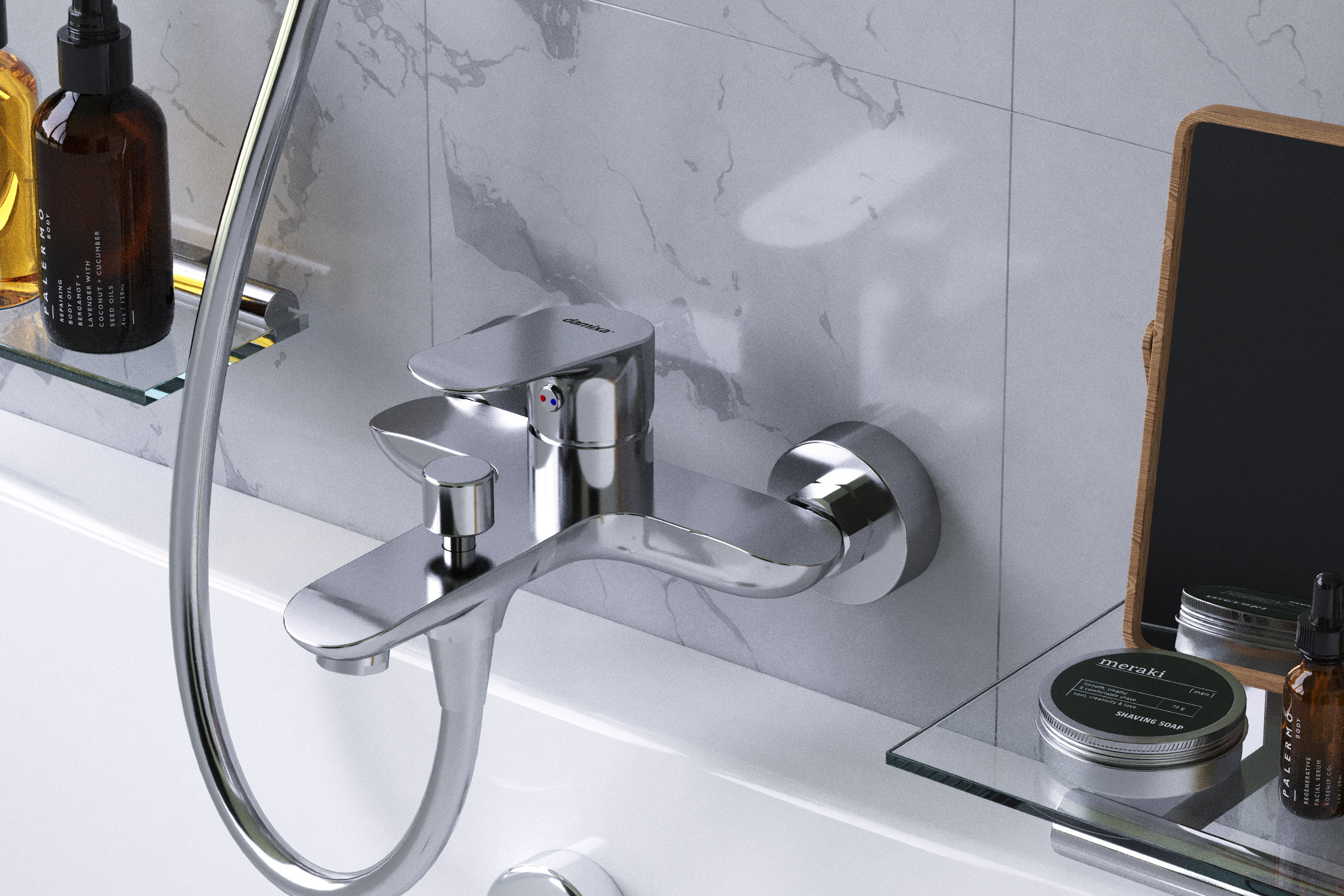 461000000 смеситель для ванны/душа Damixa Palace Grand  - Вид №5