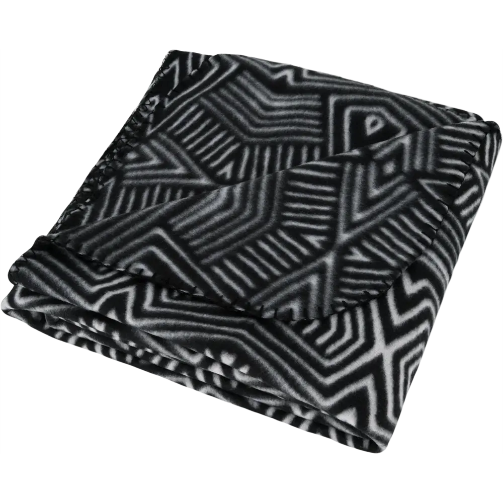 Плед «Латина» 130х170 см флис цвет черный BELEZZA STLM-2191581 - Вид №2