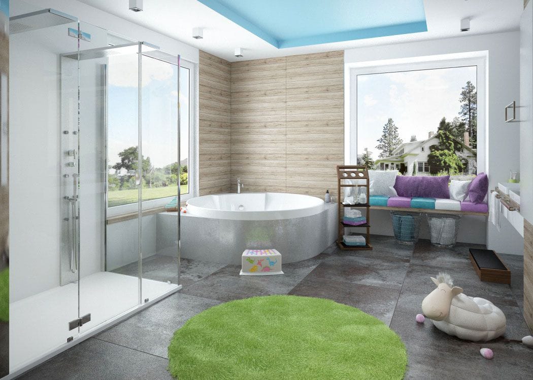 Круглая акриловая ванна с гидромассажем HOESCH Aviva ARCH-00132311 - Вид №1