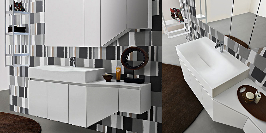 Комплект мебели для ванной комнаты Joy 10/11 Cerasa Joy JOY1011 - Вид №1