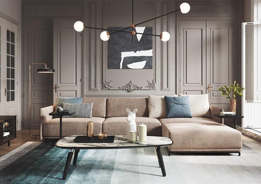 PRADDY Журнальный столик из мрамора black marquina для гостиной Hyde Tr025 - Вид №3