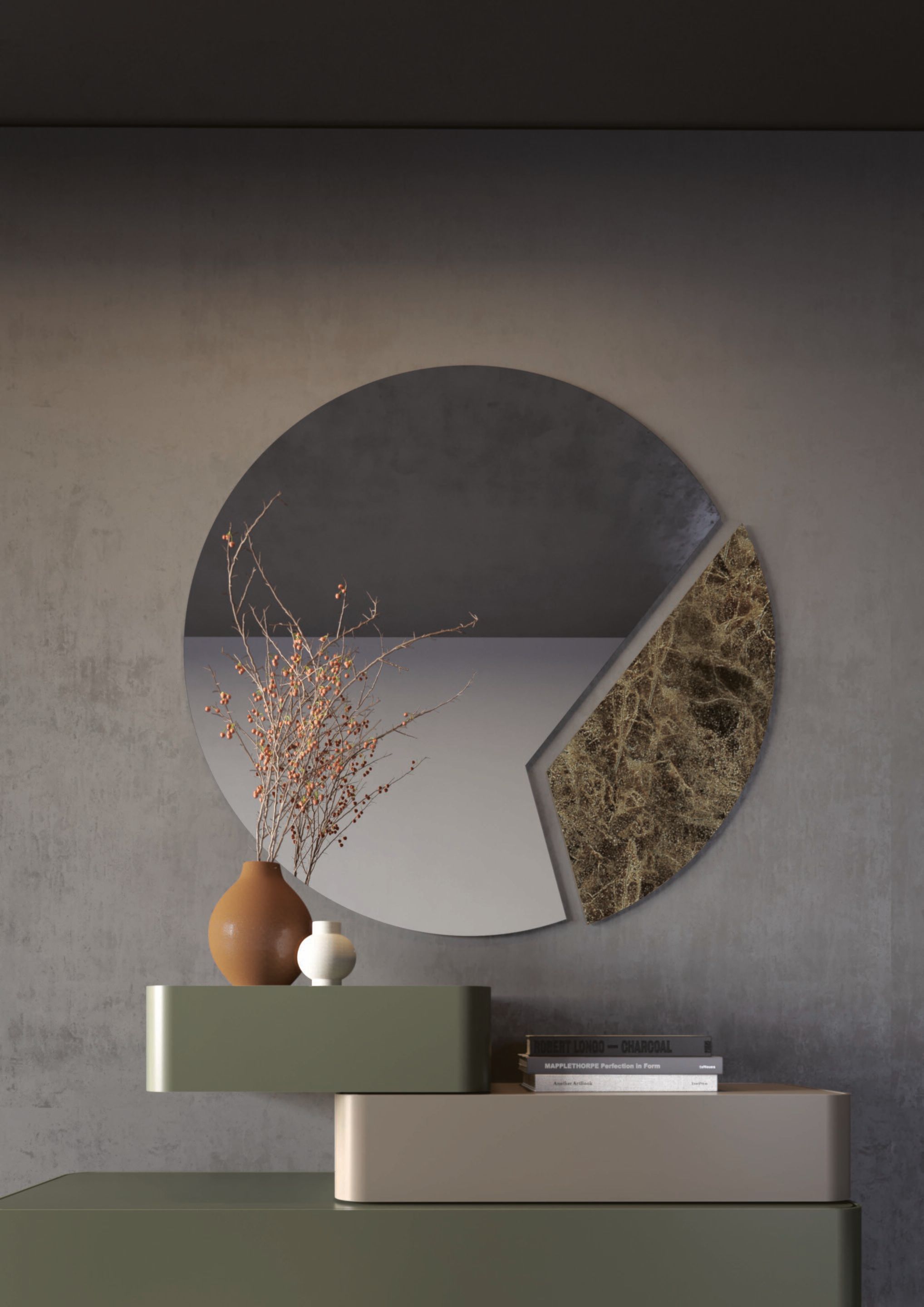 Настенное круглое зеркало Voltan Аликанте ARCH-00076860