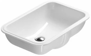 1S50CN00 Подвесная раковина настенная прямоугольная CERAMICA CATALANO Canova royal белая