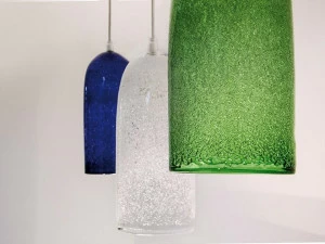 ENGI Светодиодная подвесная лампа из дутого стекла  Endi