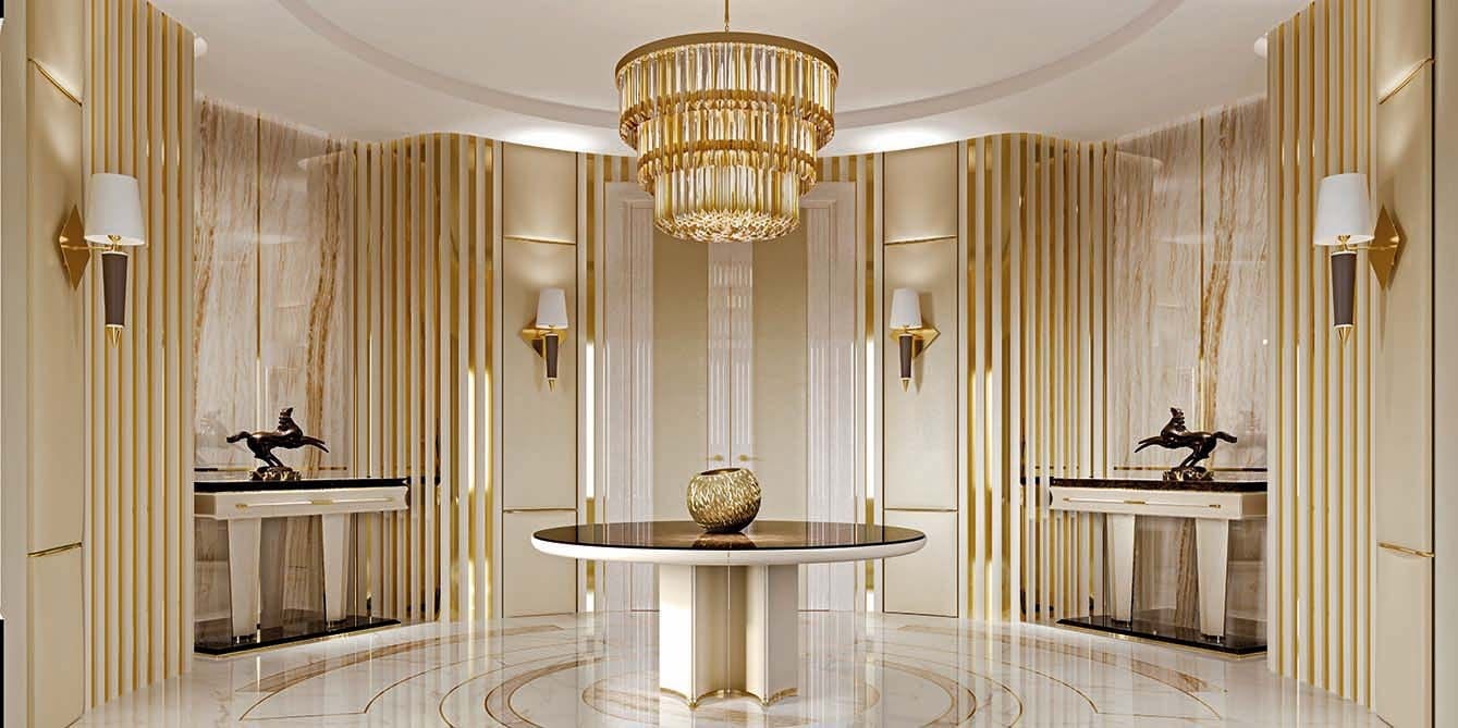 Мраморный круглый стол для контракта с Lazy Susan Turri ARCH-00144421 - Вид №1