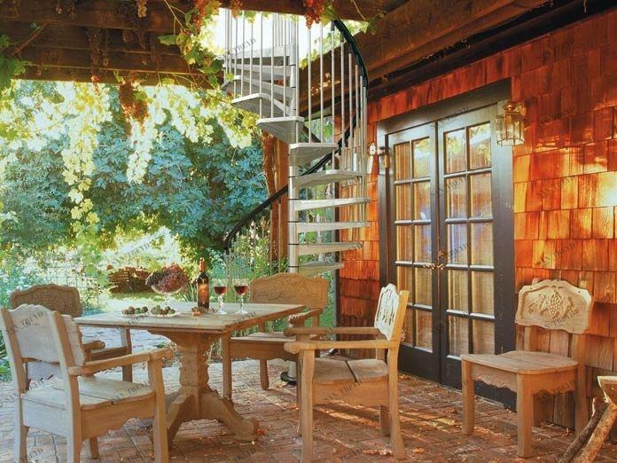 Fontanot Винтовая лестница из стали для улицы Klio sun-id-1377276