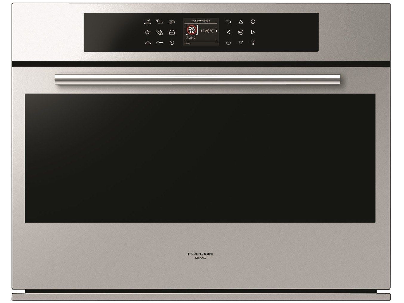 Многофункциональная встраиваемая печь из нержавеющей стали с сенсорным экраном класса A+ Fulgor Milano Plano Design ARCH-00069127 - Вид №1