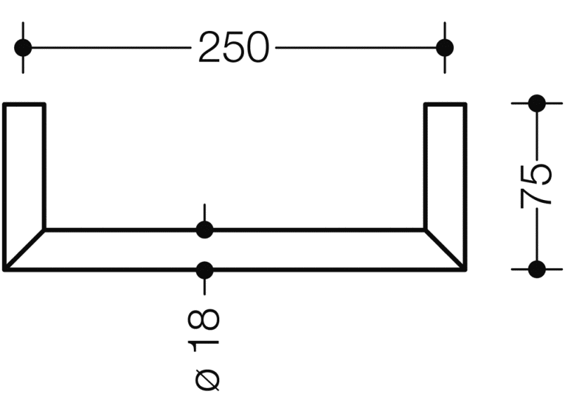 162.30.10040 HEWI Handtuchhalter  - Вид №3