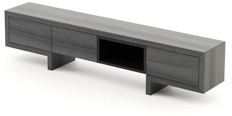 Laskasas Деревянная тумба под ТВ с откидными дверцами Isis sun-id-1384749 - Вид №2