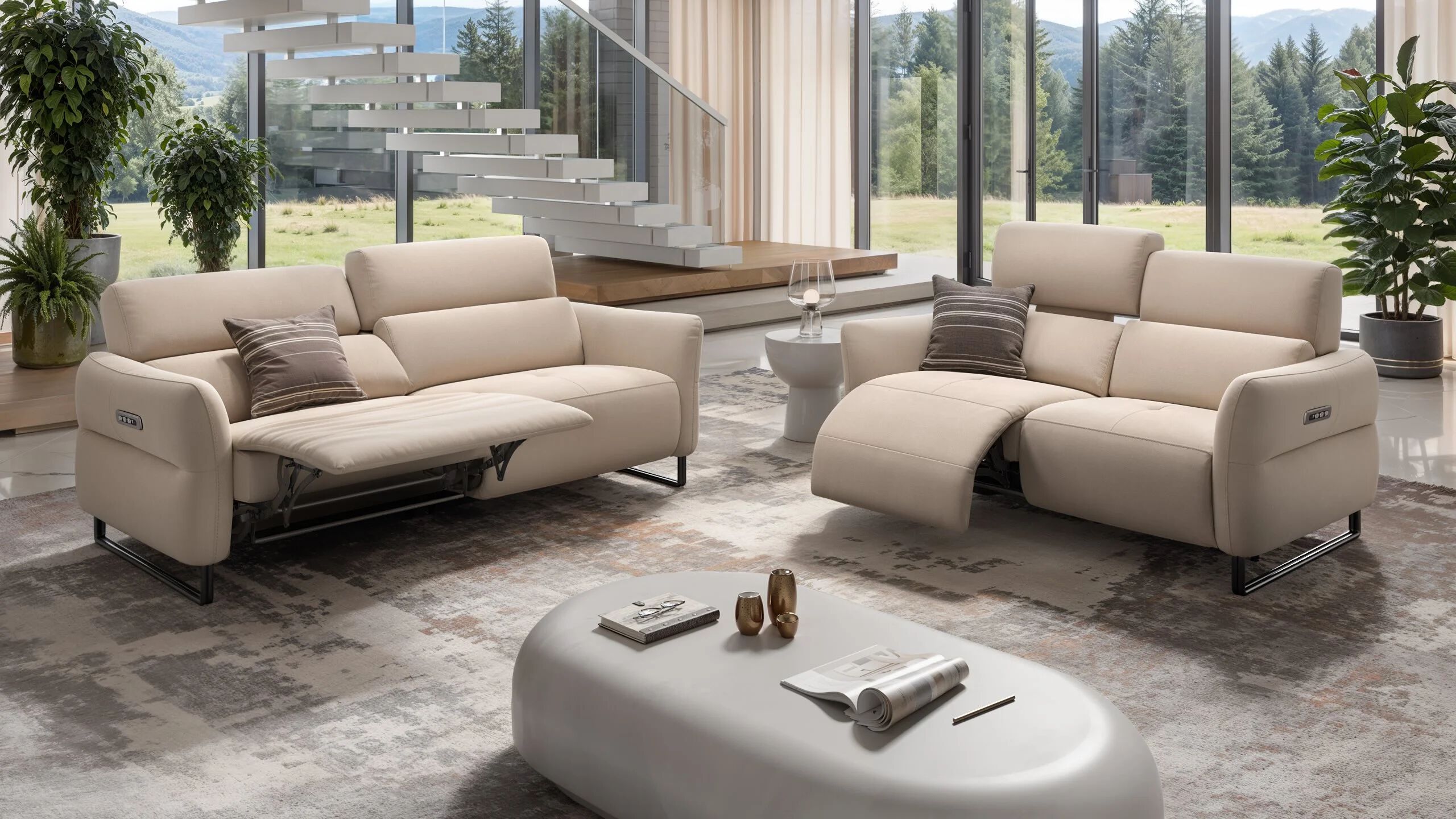 3-местный тканевый диван Sofanella Luna ARCH-00124686 - Вид №2