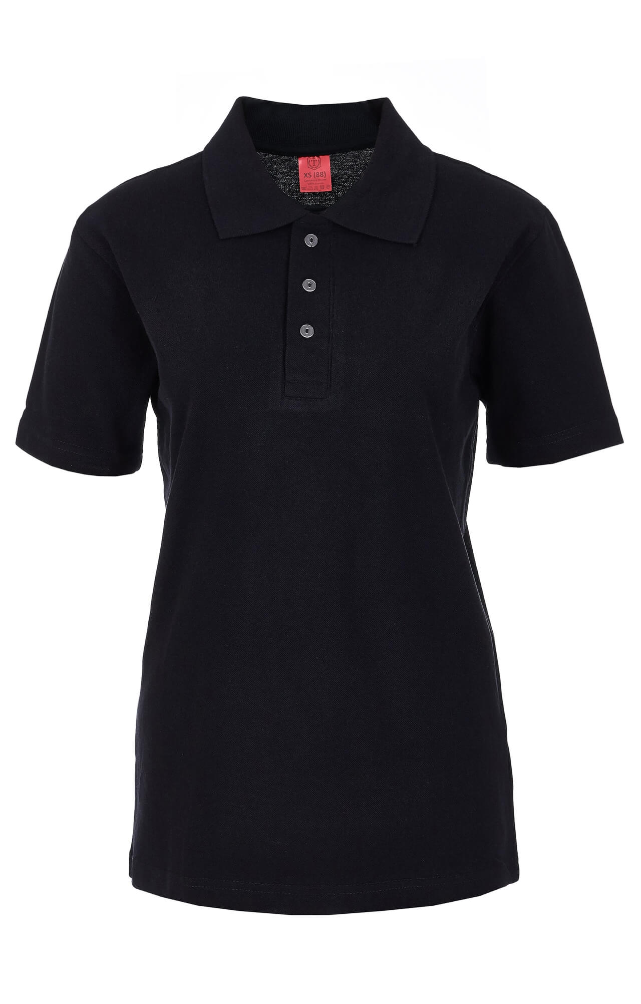 66344 Тенниска-поло черная  Одежда для салонов красоты  размер M (48) Спецодежда  - Вид №4