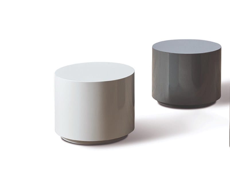 Низкий круглый журнальный столик из Полимекса® Meridiani BOBO ARCH-00046752