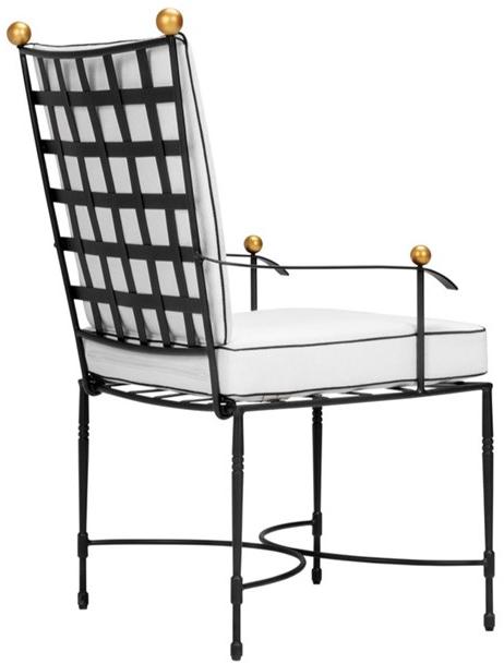 JANUS et Cie Садовый стул из нержавеющей стали с подлокотниками Amalfi sun-id-1377653 - Вид №5