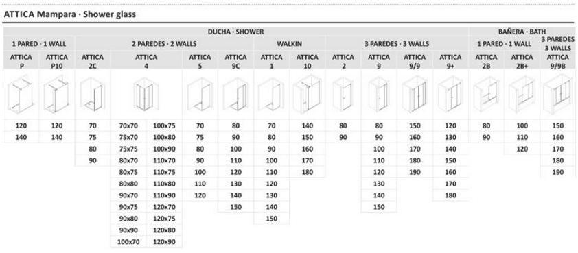 KRION Стеклянная перегородка для ванны Attica sun-id-1445453 - Вид №1