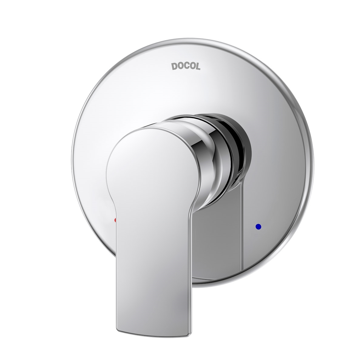 00848606 Однорычажная отделка для душа низкого давления 3/4" матовый никель Docol ARGON 