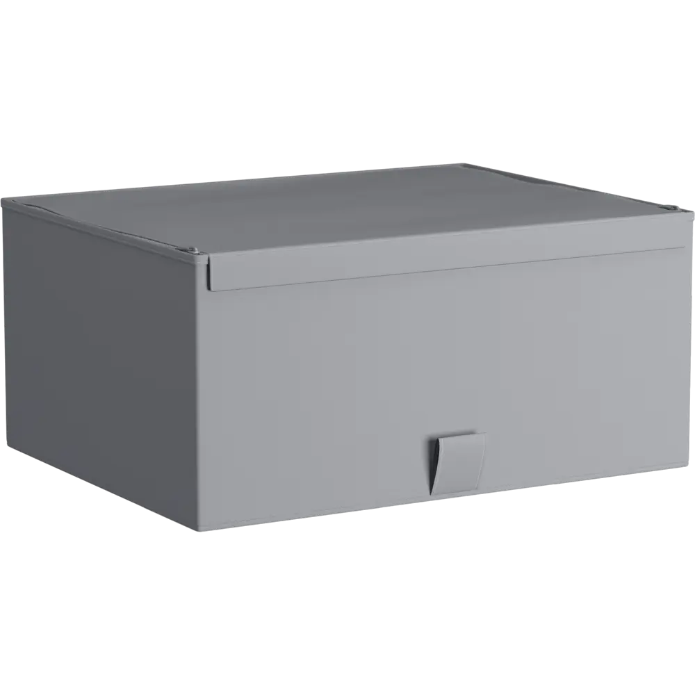 Короб с крышкой Spaceo Granit 3, 360x165x280 мм, 16 л, нетканый, цвет серый Home STLM-2200635 - Вид №1