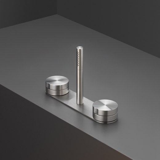 Обод монтаж комплект из 2-смесителей с выдвижным цилиндрическим ручным душем диаметр 18 мм  GIO95 CEADESIGN  - Вид №1