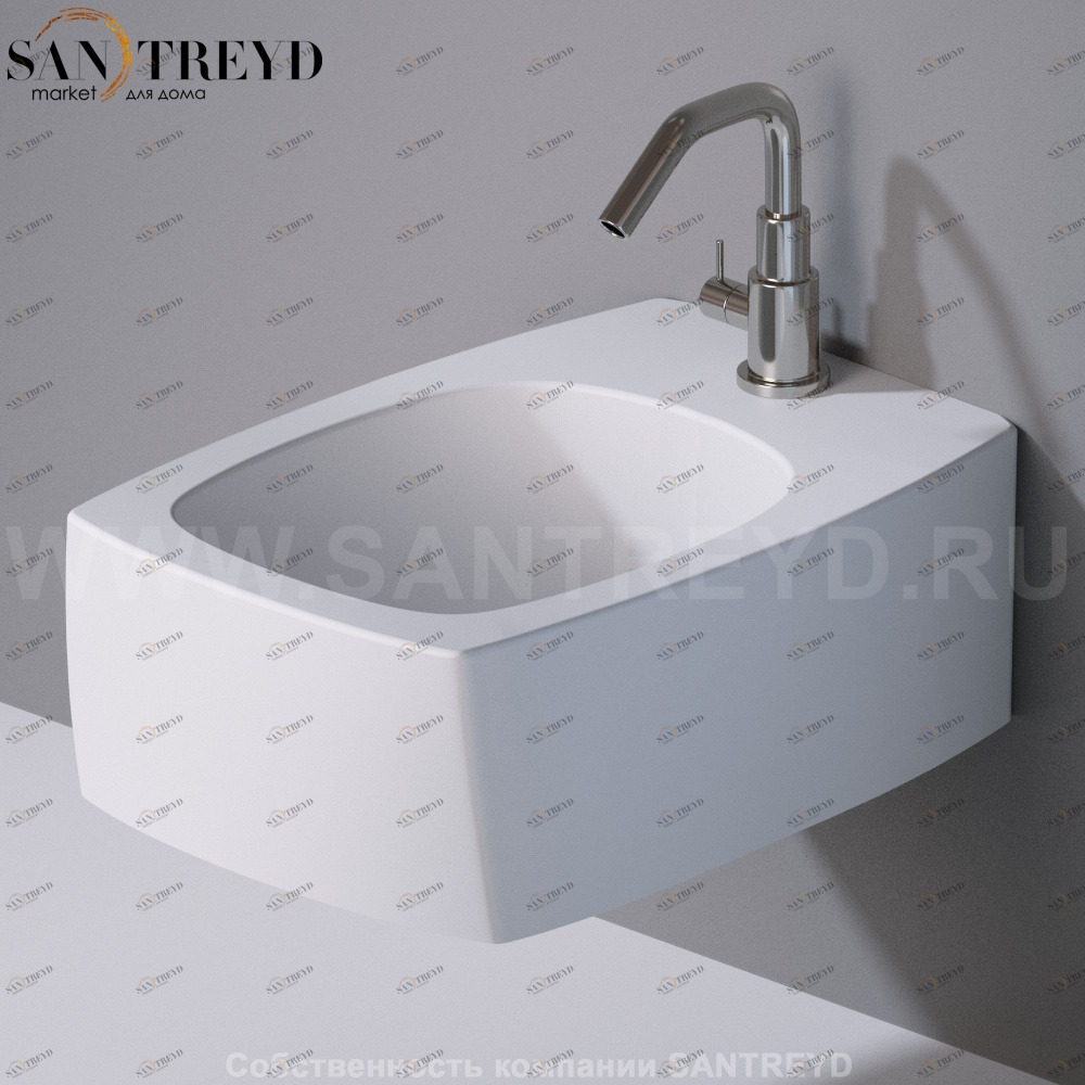 S572101 Биде подвесное SQUARE A. e T. Italia AeT ITALIA