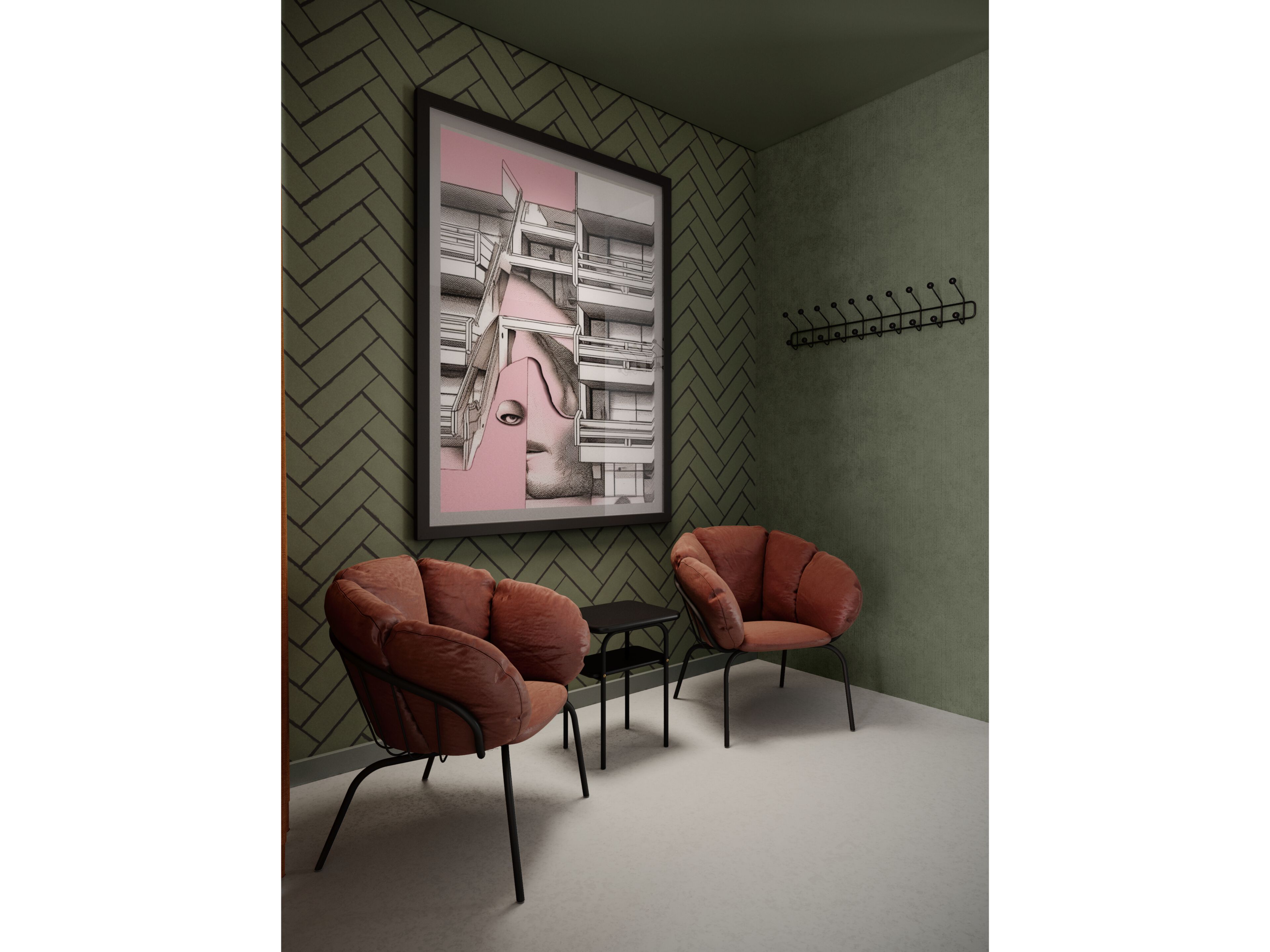 Съемное кожаное кресло Maze Pieces ARCH-00117380 - Вид №8