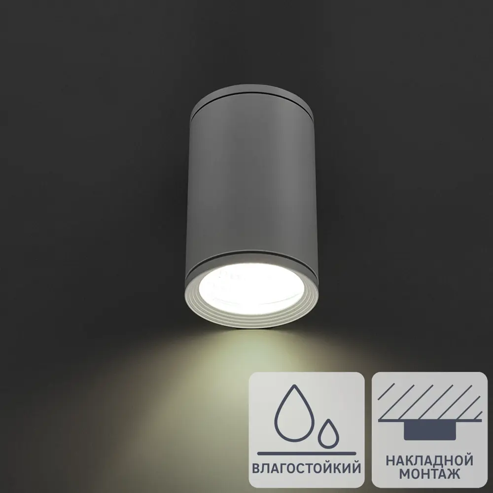 Светильник накладной Light 2101 IP65 1ХGU10Х10W, цвет белый 83960095 STLM-2061225 Elektrostandard 