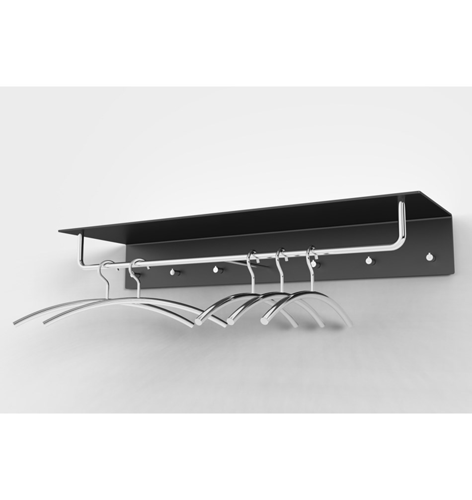 FROST Вешалка 1 «SLIM » » полированная. Нержавеющая сталь Полированный O1134  - Вид №1