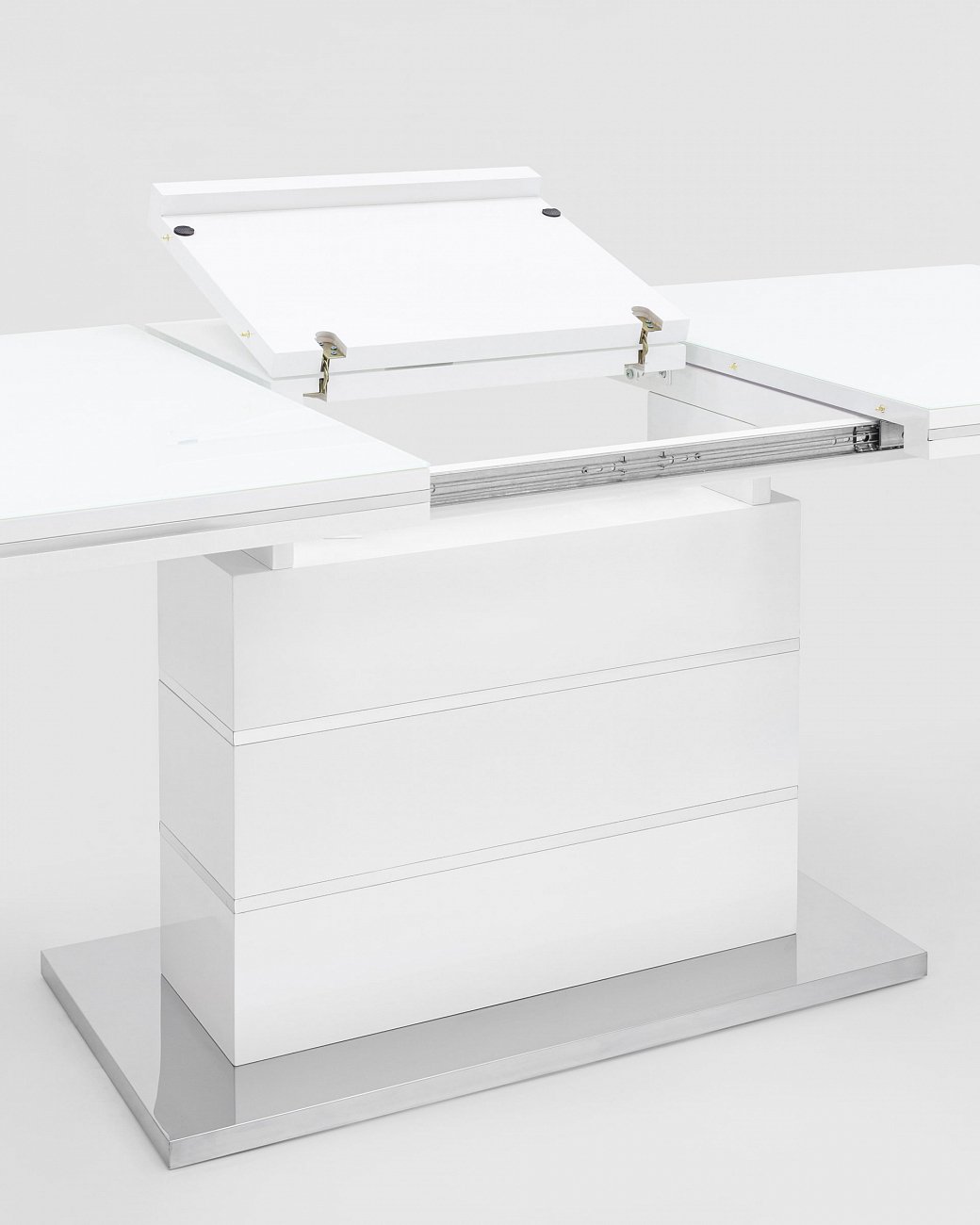 Стол обеденный раздвижной белый 160-215 см "Глазго" STOOL GROUP  00-3958844 Белый  - Вид №7