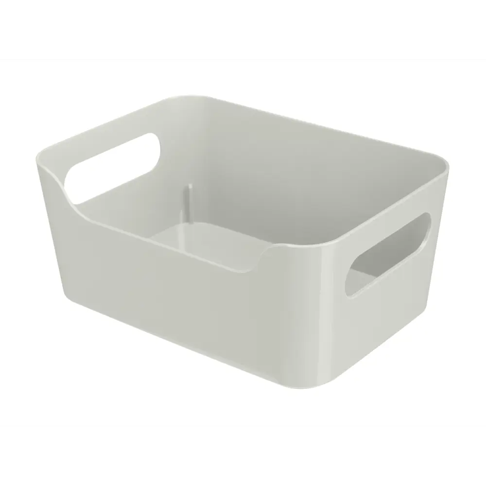 Корзина Сканди 17x7.5x12 см полипропилен цвет светло-серый Santreyd Scandi STLM-2125100 - Вид №1