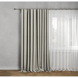 KREAFORTA Sawan - штора на ленте со скрытыми петлями 150x300 см бежевая 89431715