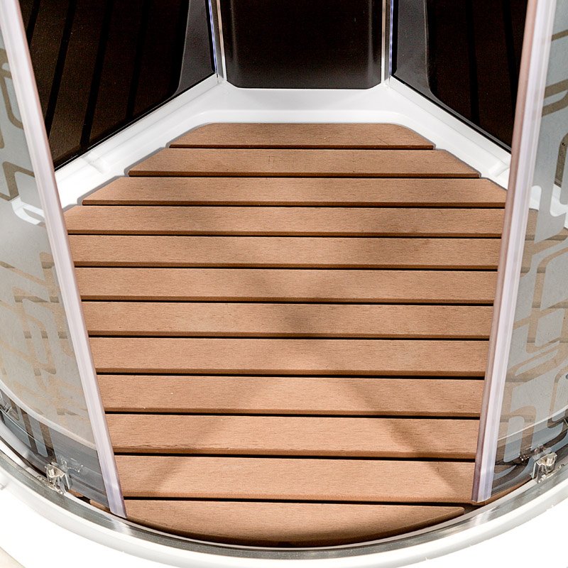 ЕМ1511 L N с гидромассажем (гм.) Душевая кабина DETO Серия EM BМ1510 N LED BLACK - Вид №18