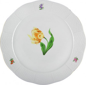 53471 Herend Тарелка обеденная 25,5см "Китти" (желтая) Фарфор