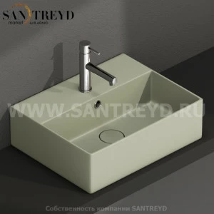 IN046LI Подвесная раковина настенная прямоугольная Ceramica Globo T-EDGE