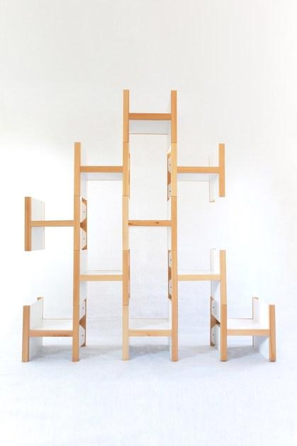 smarin Модульная открытая полка из дерева sun-id-1497157 - Вид №3