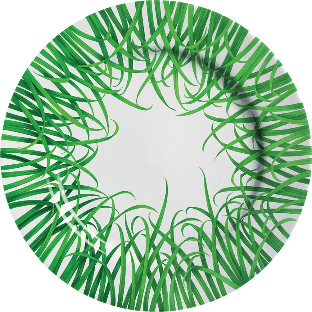 10640785 Taitu Тарелка обеденная Taitu "Травы" 27см Фарфор 