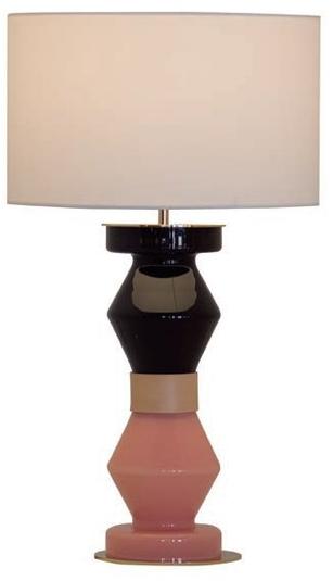 Aromas del Campo Настольная лампа из цветного стекла с фиксированным кронштейном Kitta Nac108  - Вид №1