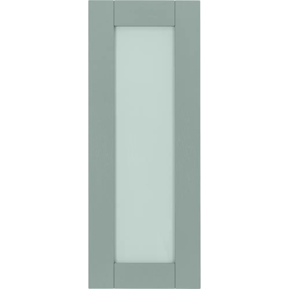 Фасад-витрина кухонного шкафа Томари 39.7x102.1 см KONSENSA МДФ цвет голубой STLM-2078732 - Вид №3
