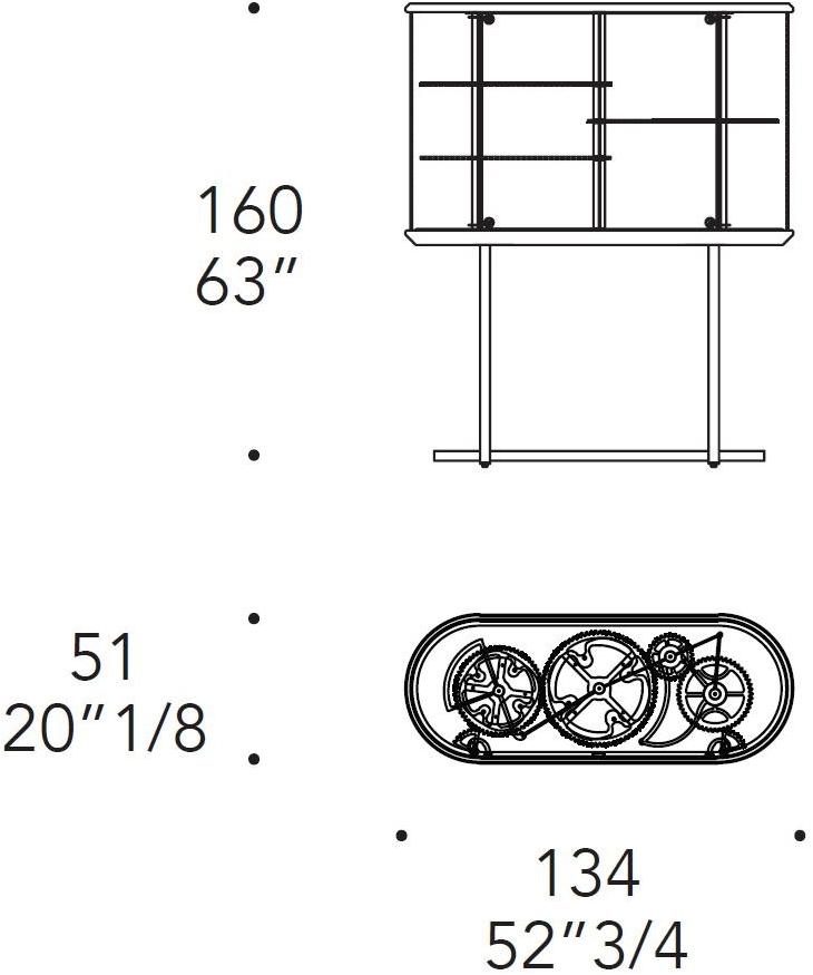 Reflex Стеклянный барный шкаф Big ben sun-id-1433918 - Вид №5