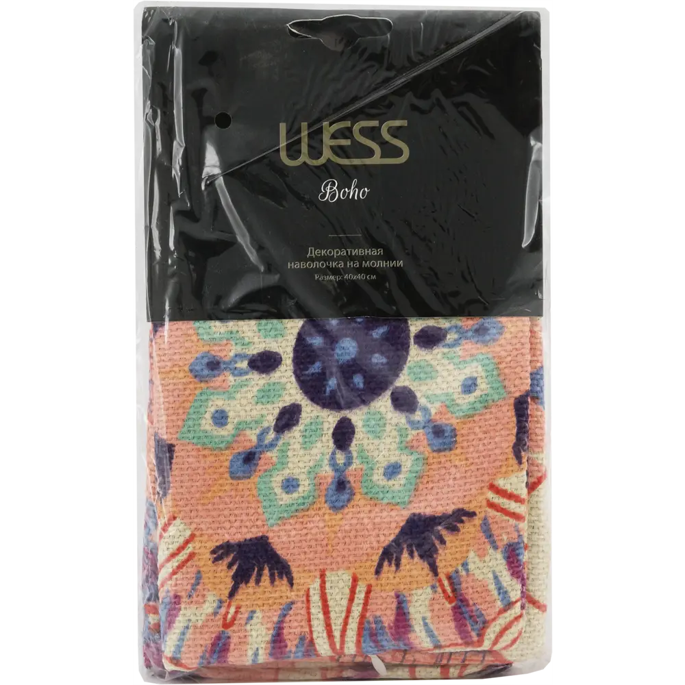 Наволочка декоративная Boho, 40x40 см, цвет розовый Santreyd STLM-2132736 - Вид №3
