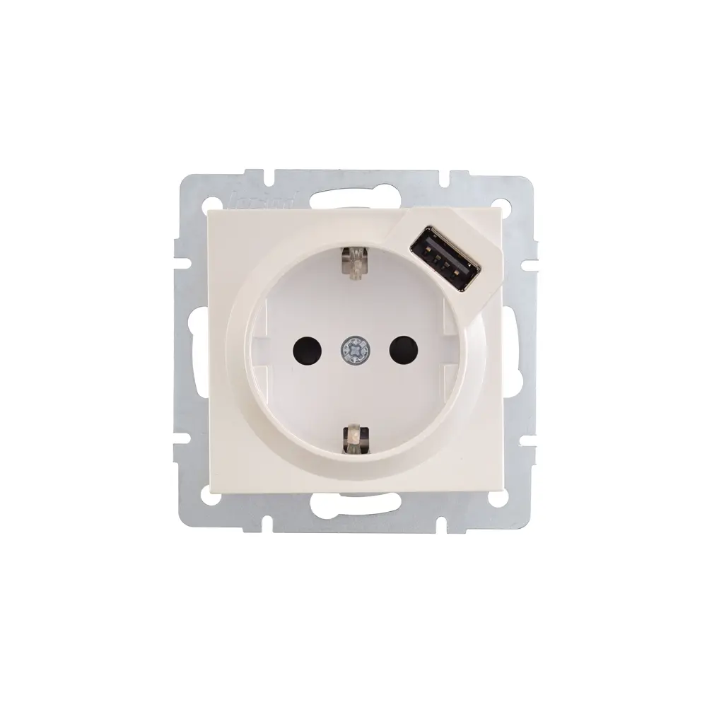 Lezard Vesna - розетка встраиваемая с USB для современного интерьера 84408349 STLM-1563941