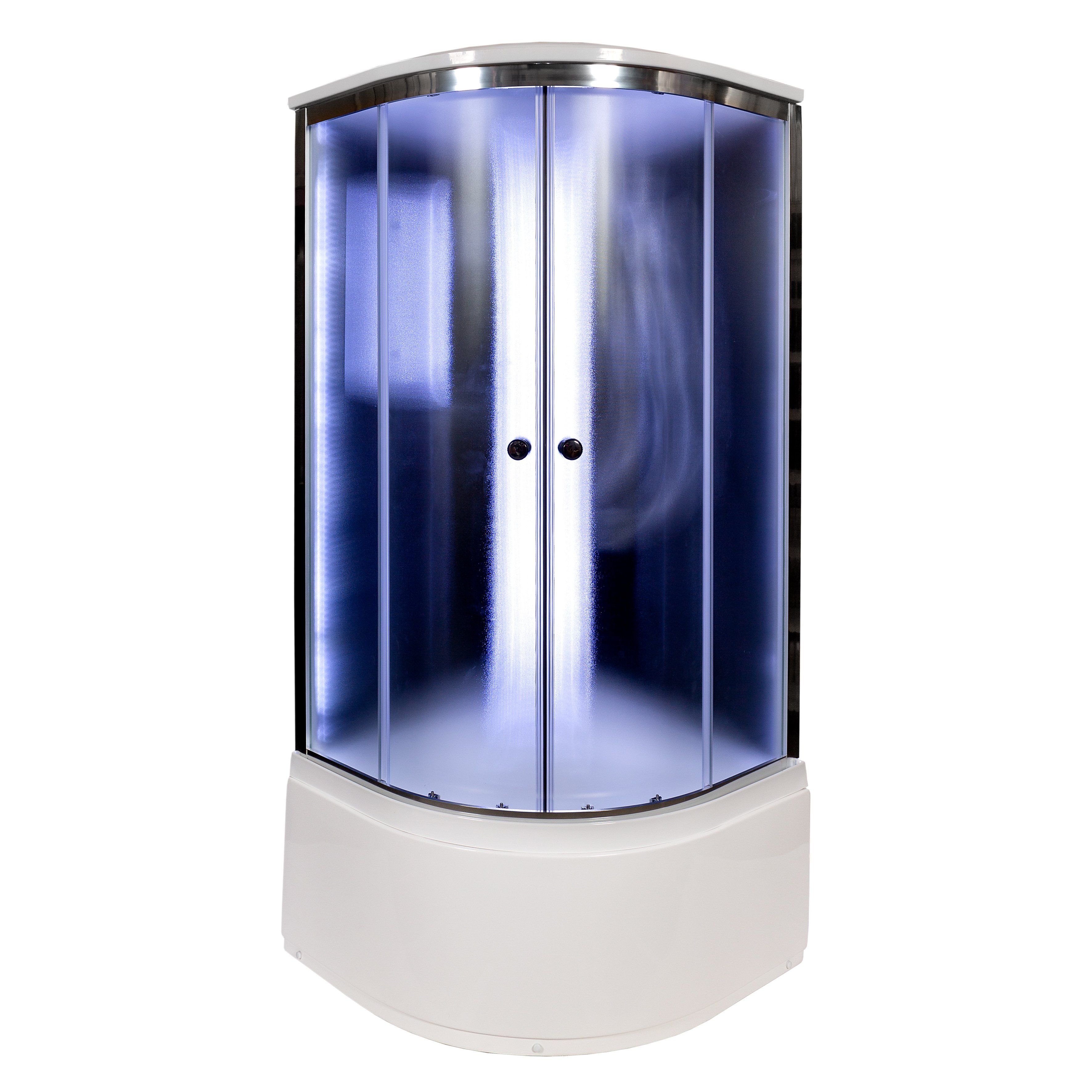 ЕМ1511 L с электрикой (эл.) Душевая кабина DETO Серия EM B10S LED BLACK - Вид №2