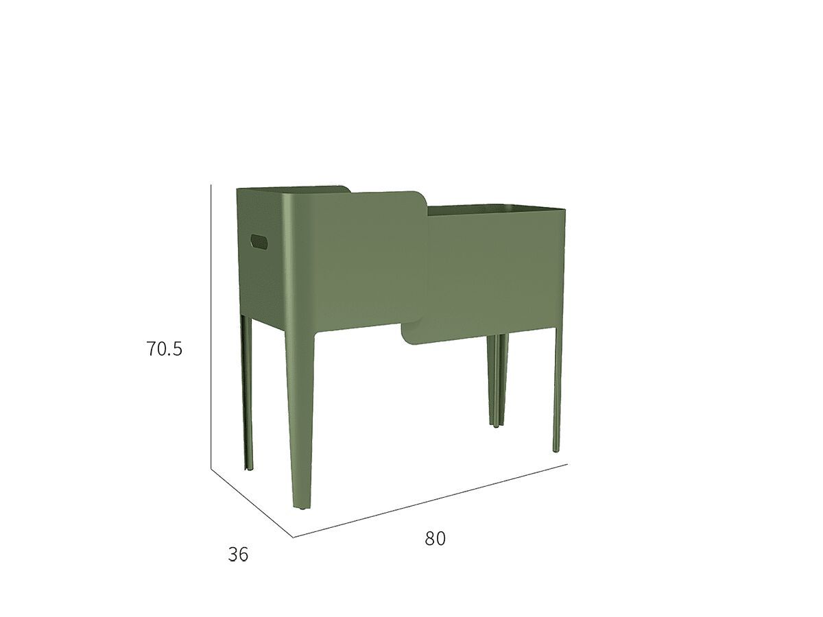 Прямоугольная алюминиевая плантатор VINEKO Империя ARCH-00064681 - Вид №4